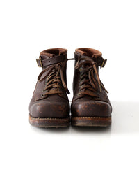 1930s leather ski boots | women's 9