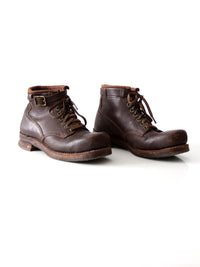 1930s leather ski boots | women's 9