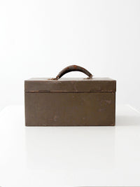 antique Kennedy Kits metal tool box