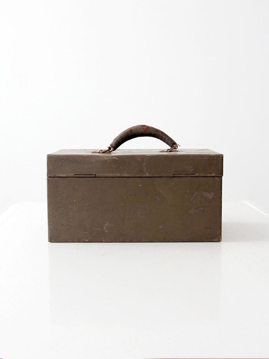 antique Kennedy Kits metal tool box
