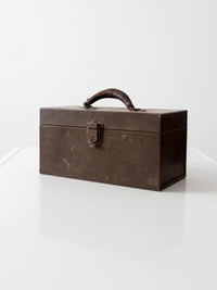 antique Kennedy Kits metal tool box
