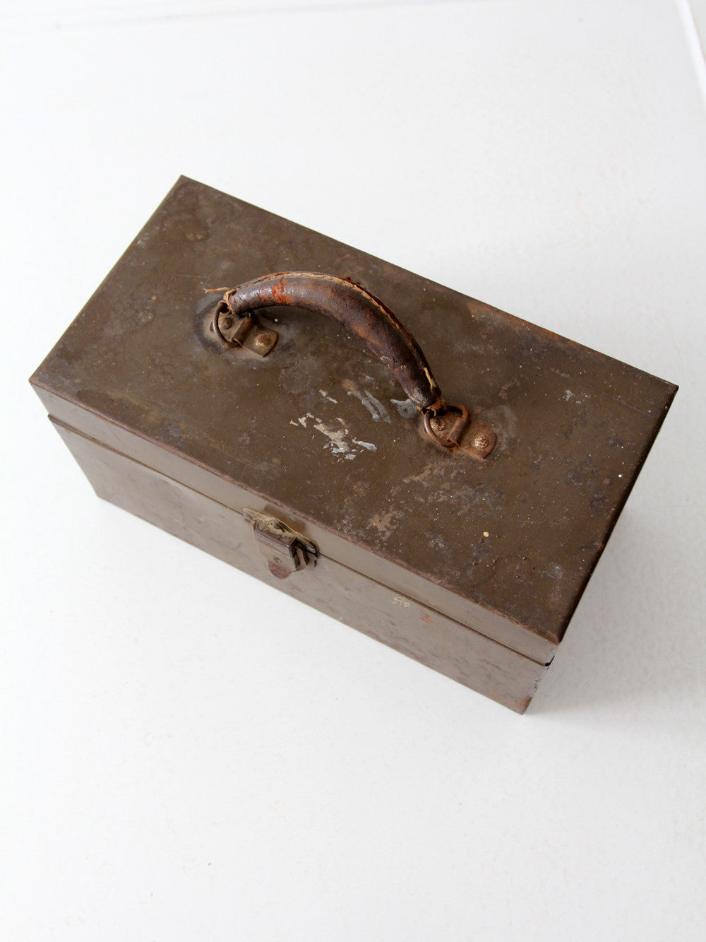 antique Kennedy Kits metal tool box