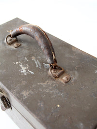 antique Kennedy Kits metal tool box