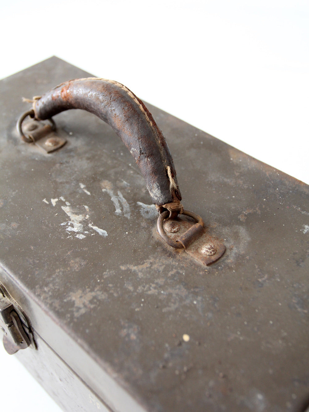 antique Kennedy Kits metal tool box
