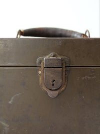 antique Kennedy Kits metal tool box
