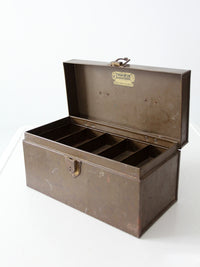 antique Kennedy Kits metal tool box