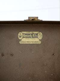 antique Kennedy Kits metal tool box