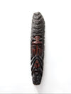 vintage folk art carved wood face wall hanging