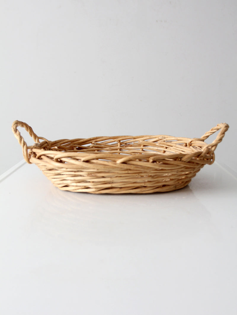vintage wicker basket