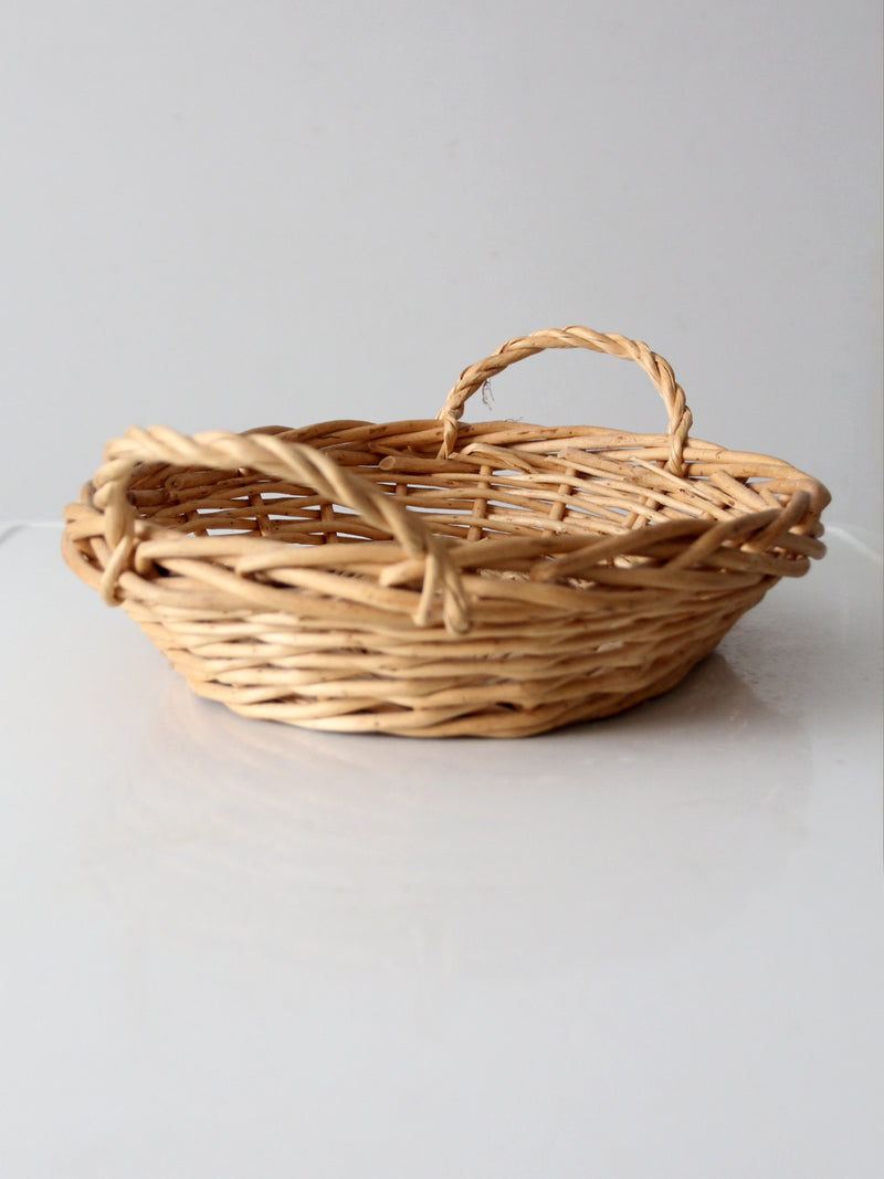 vintage wicker basket