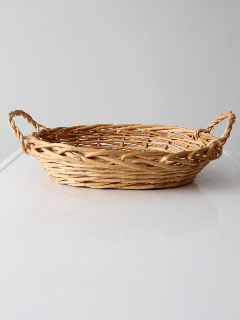vintage wicker basket