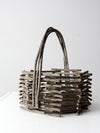 vintage Adirondack twig basket