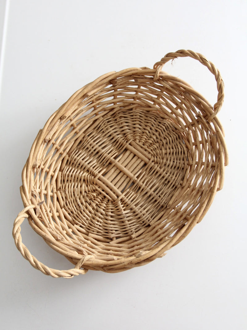 vintage wicker basket