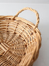 vintage wicker basket