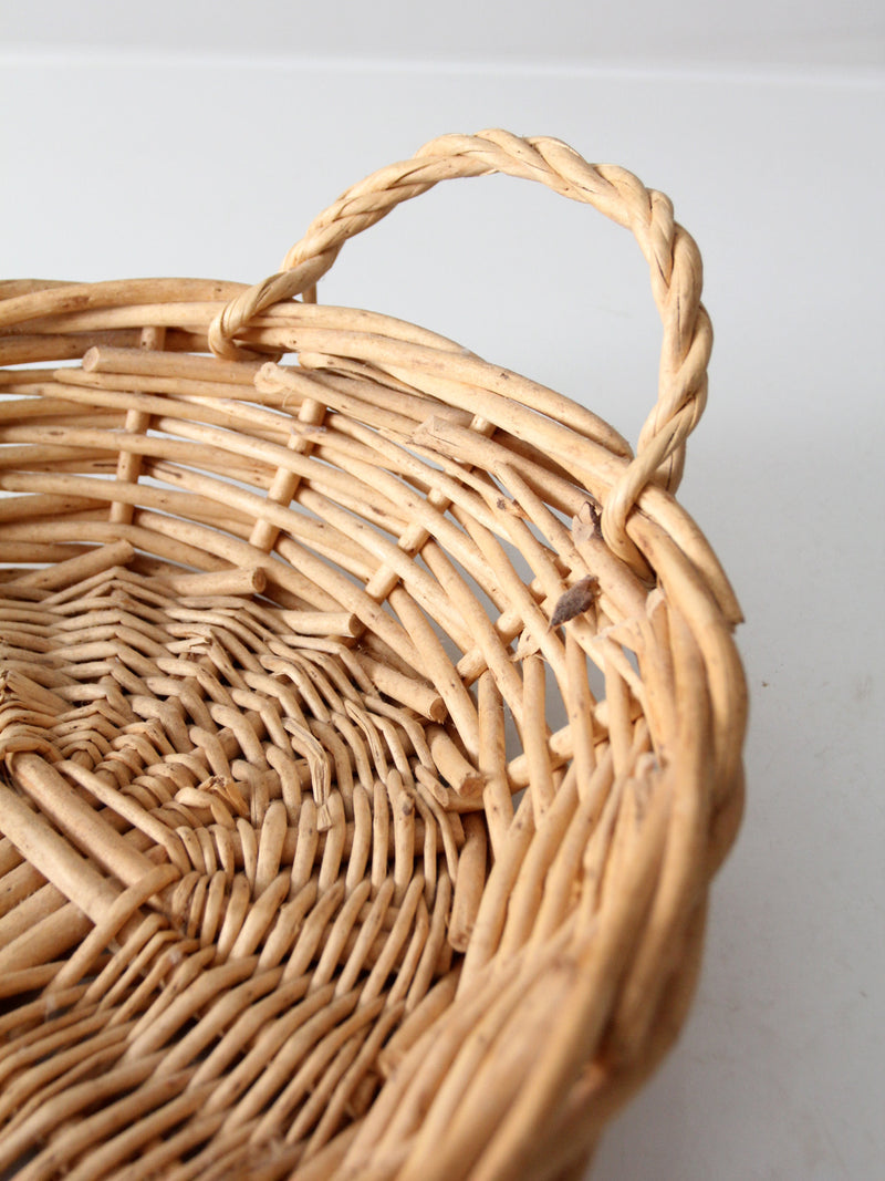 vintage wicker basket