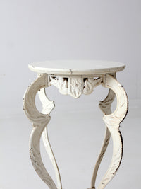 antique Victorian cast iron pedestal table
