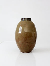 vintage handmade  studio pottery vase