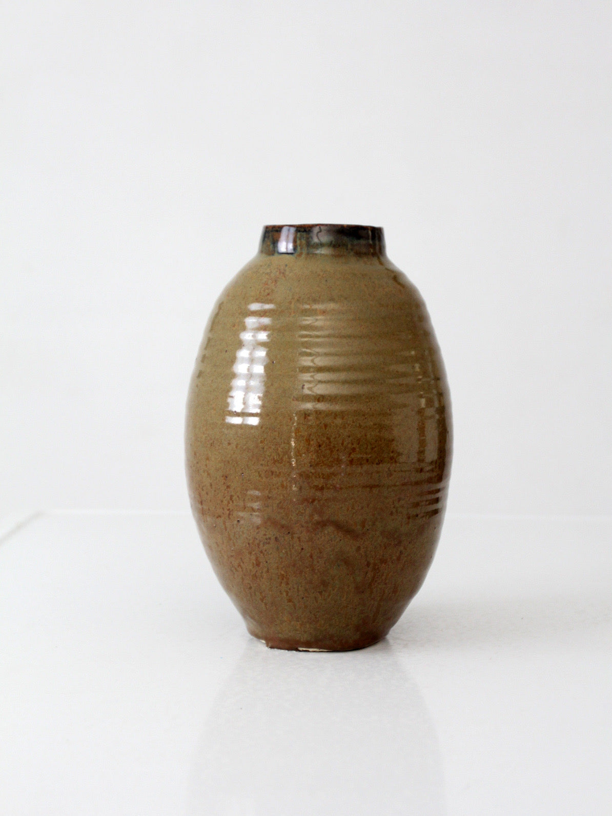 vintage handmade  studio pottery vase