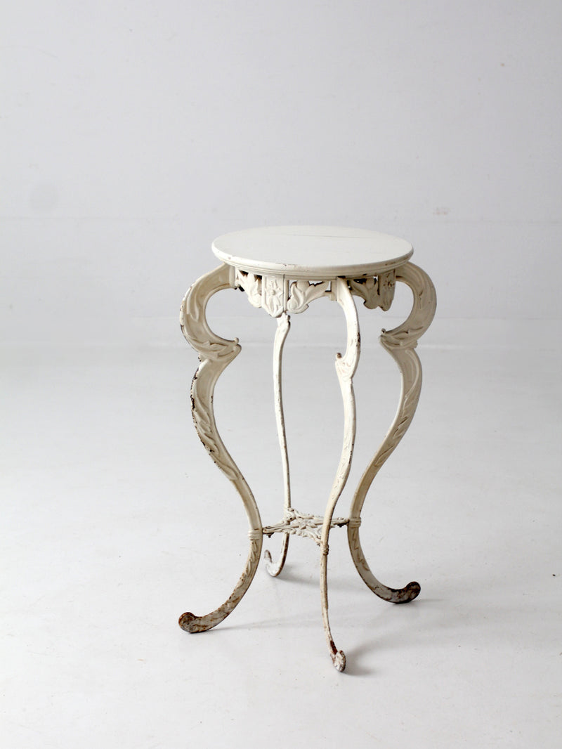 antique Victorian cast iron pedestal table