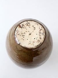 vintage handmade  studio pottery vase