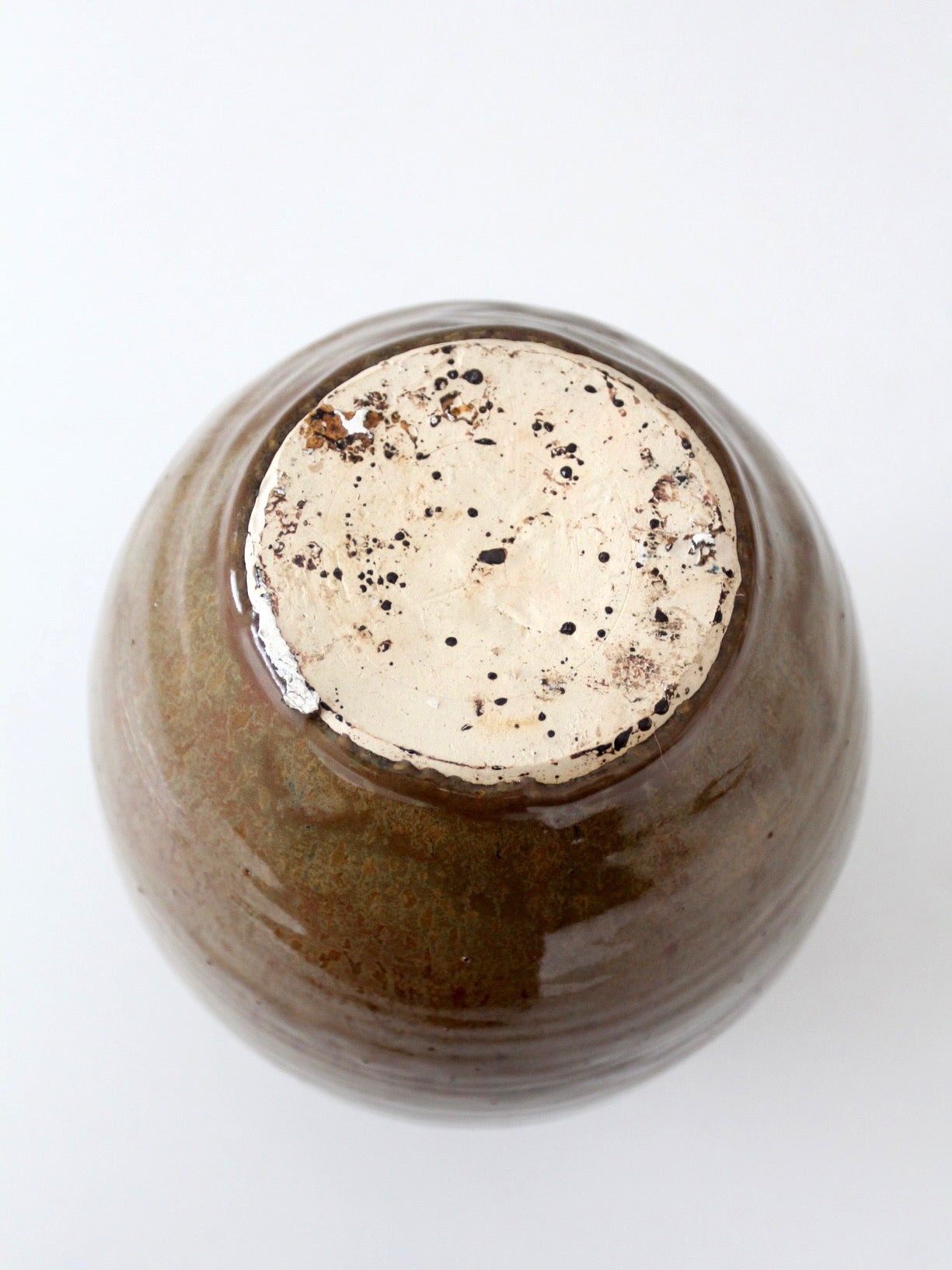 vintage handmade  studio pottery vase
