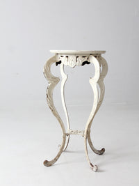 antique Victorian cast iron pedestal table