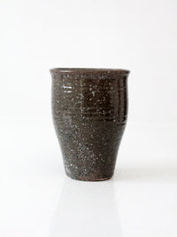 vintage handmade studio pottery vase