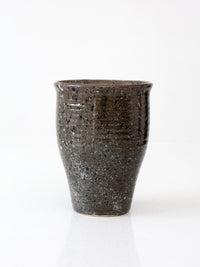 vintage handmade studio pottery vase