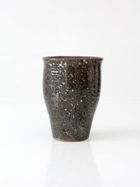 vintage handmade studio pottery vase