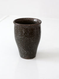 vintage handmade studio pottery vase