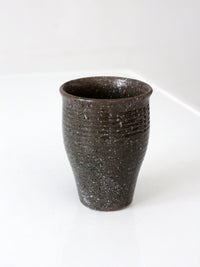 vintage handmade studio pottery vase