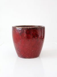 vintage studio pottery planter pot