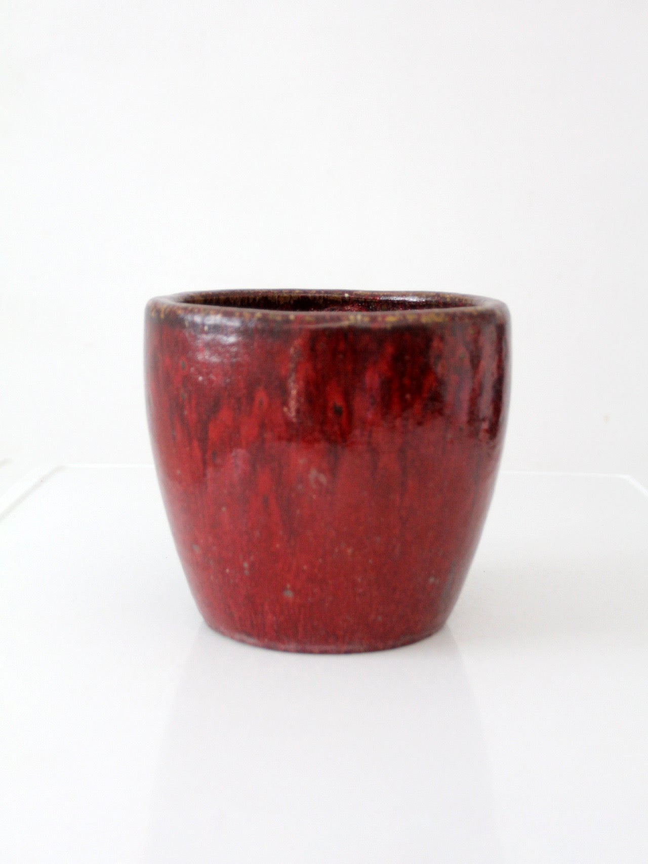 vintage studio pottery planter pot