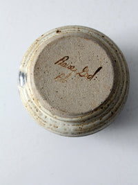 vintage Rob Grimes studio pottery jar