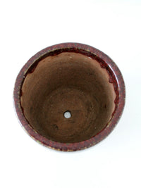 vintage studio pottery planter pot