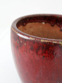 vintage studio pottery planter pot