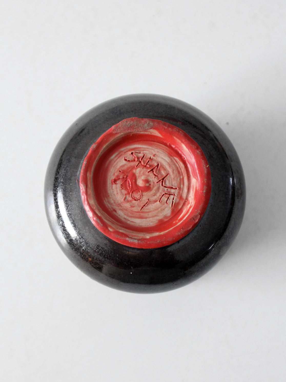 vintage studio pottery vase