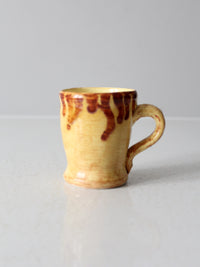 vintage studio pottery mug