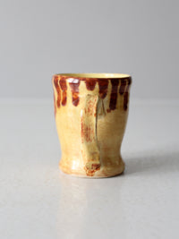 vintage studio pottery mug