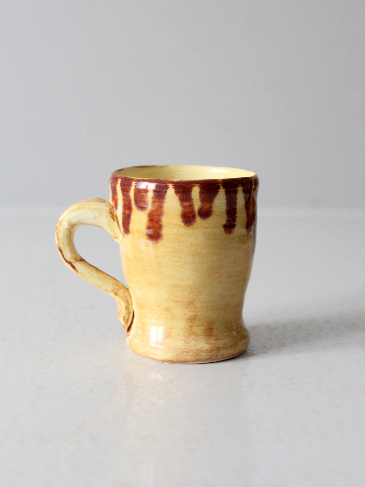 vintage studio pottery mug
