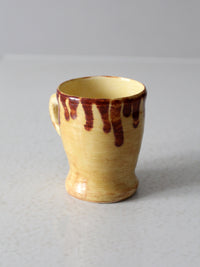 vintage studio pottery mug