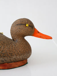 vintage mallard duck decoy table lamp