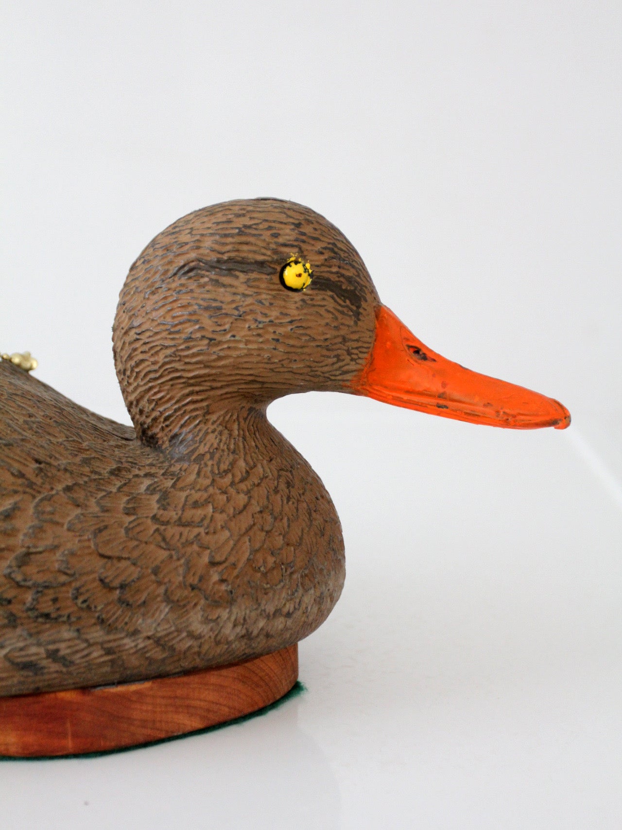 vintage mallard duck decoy table lamp