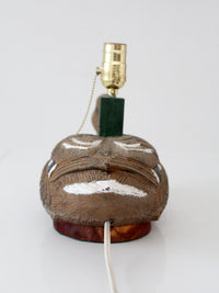 vintage mallard duck decoy table lamp