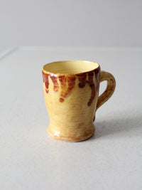 vintage studio pottery mug