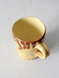 vintage studio pottery mug