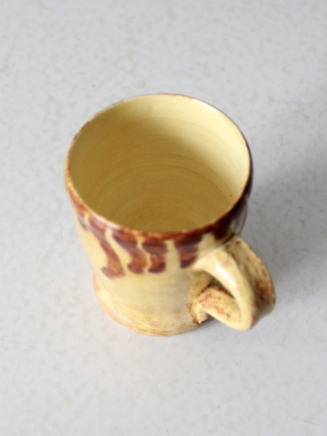 vintage studio pottery mug