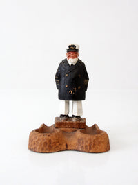 mid-century nautical pipe holder