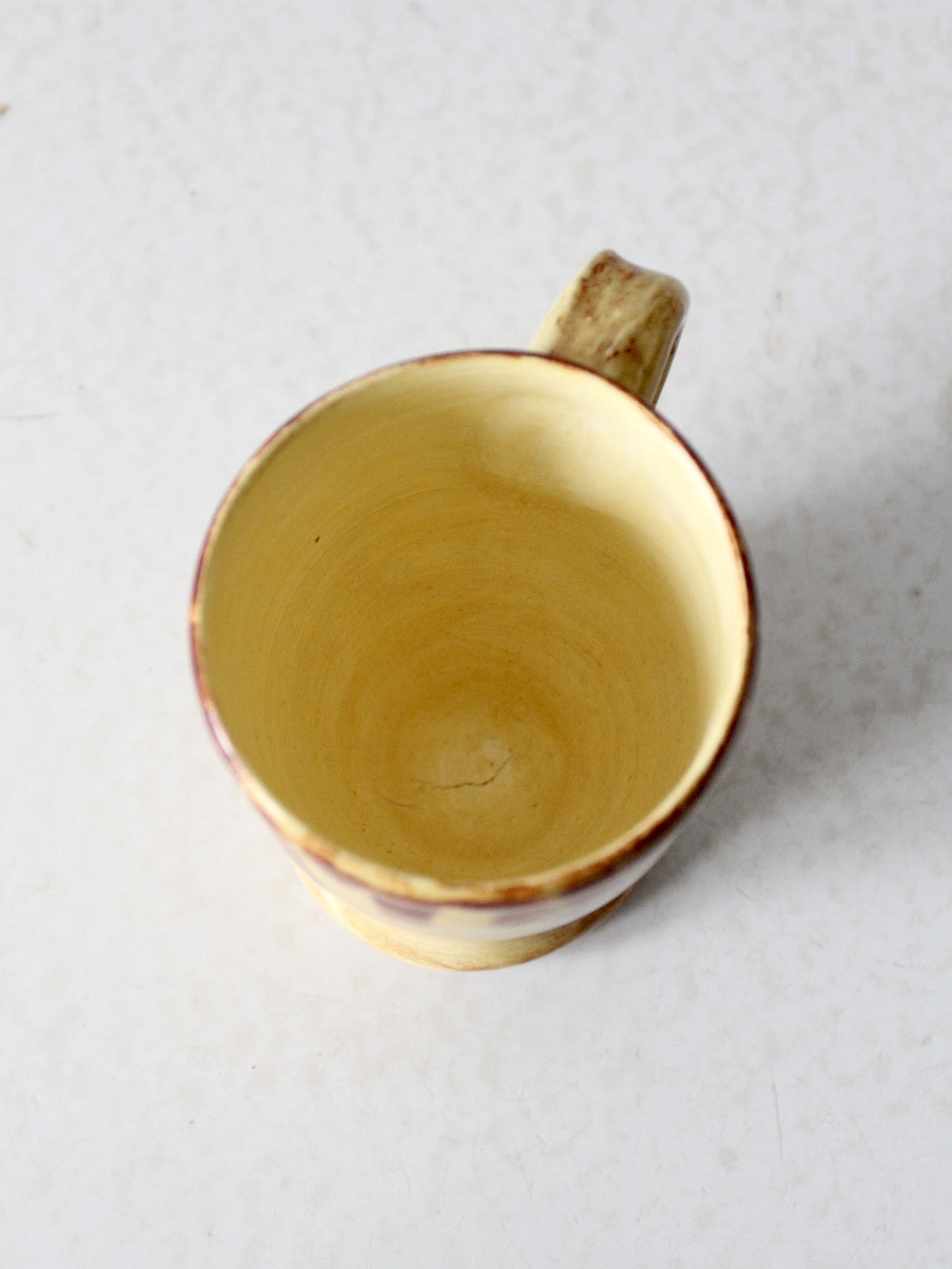 vintage studio pottery mug