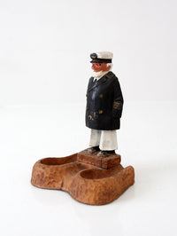 mid-century nautical pipe holder